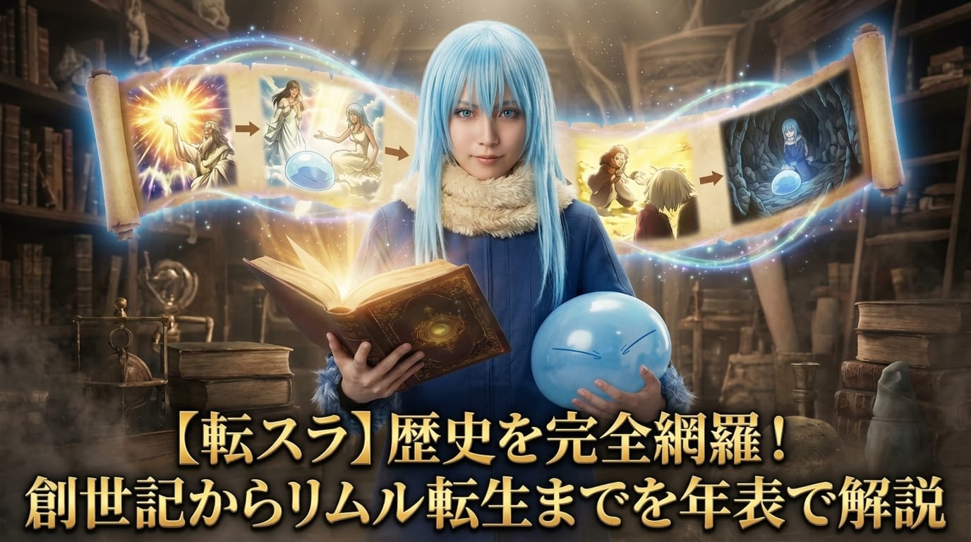 【転スラ】歴史を完全網羅！創世記からリムル転生までを年表で解説