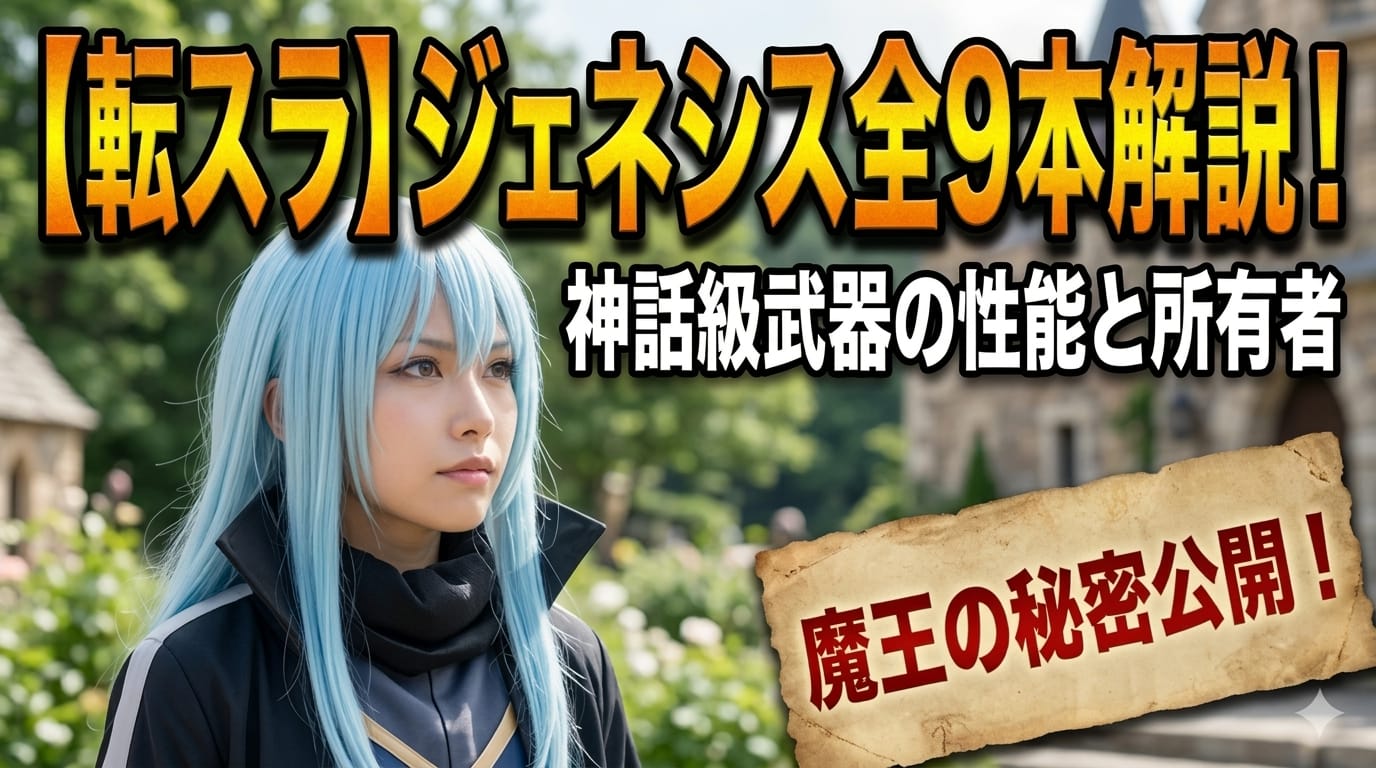 【転スラ】ジェネシス全9本解説！神話級武器の性能と所有者