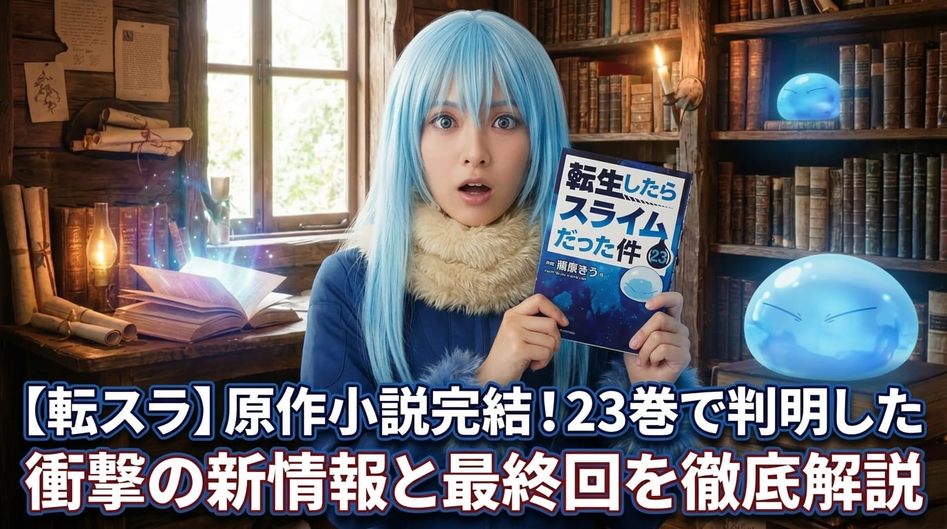 【転スラ】原作小説完結！23巻で判明した衝撃の新情報と最終回を徹底解説