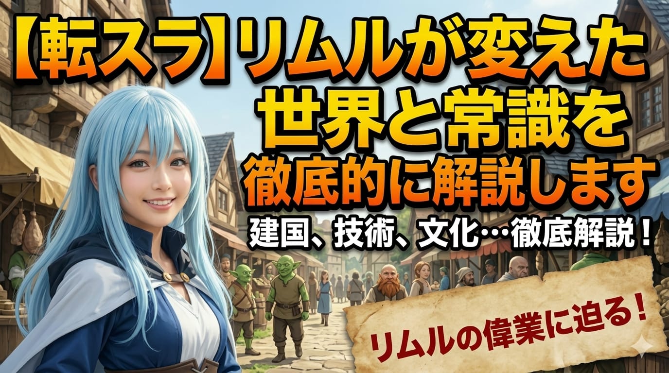 【転スラ】リムルが変えた世界と常識を徹底的に解説します