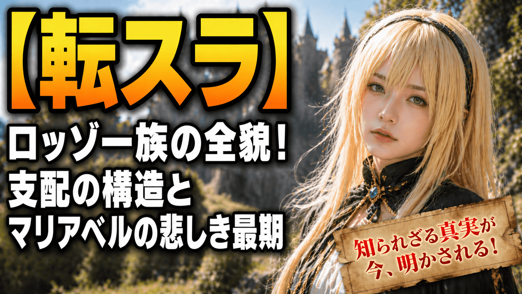 【転スラ】ロッゾ一族の全貌！支配の構造とマリアベルの悲しき最期