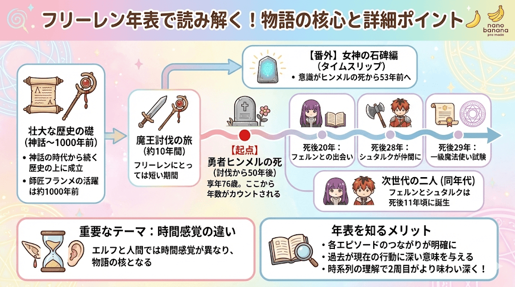 【完全保存版】フリーレン年表！時系列と歴史を徹底解説