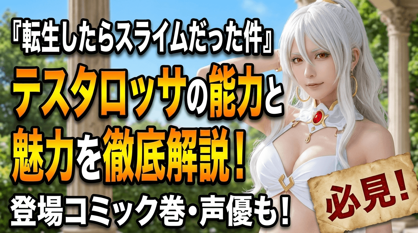 【転スラ】テスタロッサ の能力と魅力を徹底解説！漫画登場巻や声優も