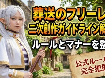 葬送のフリーレン二次創作ガイドライン解説！ルールとマナーを整理