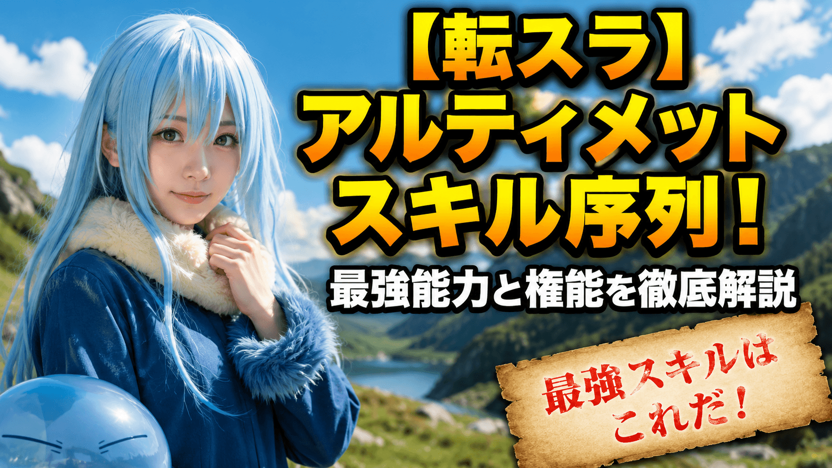 【転スラ】アルティメットスキル序列！最強能力と権能を徹底解説