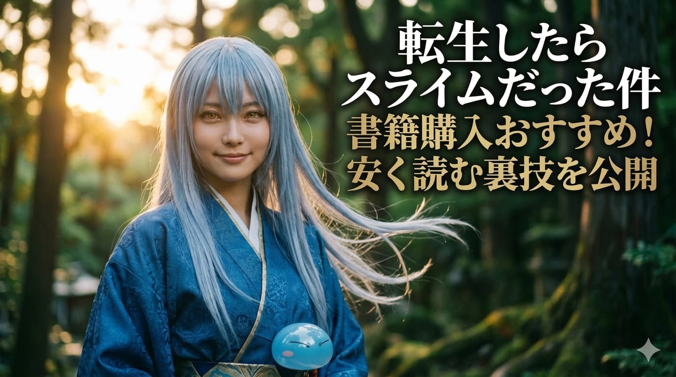 【転生したらスライムだった件】書籍購入おすすめ！安く読む裏技を公開