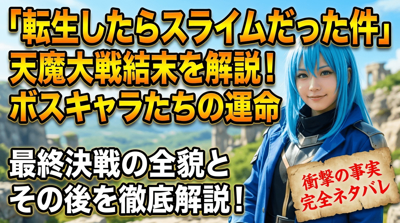 【転スラ】天魔大戦の結末解説！ボスキャラ達の衝撃的な末路とは