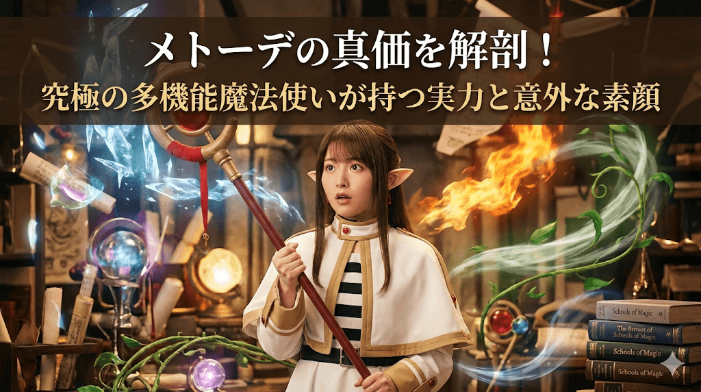 メトーデの真価を解剖！究極の多機能魔法使いが持つ実力と意外な素顔