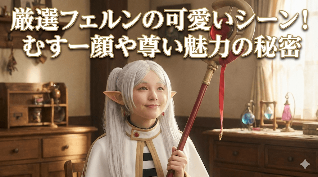 厳選フェルンの可愛いシーン！むすー顔や尊い魅力の秘密