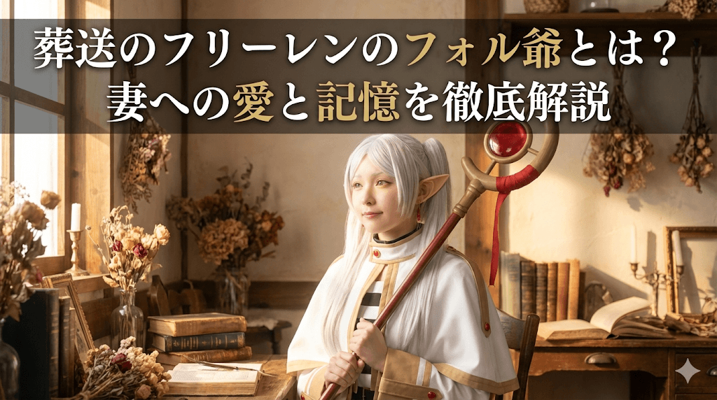 葬送のフリーレンのフォル爺とは？妻への愛と記憶を徹底解説