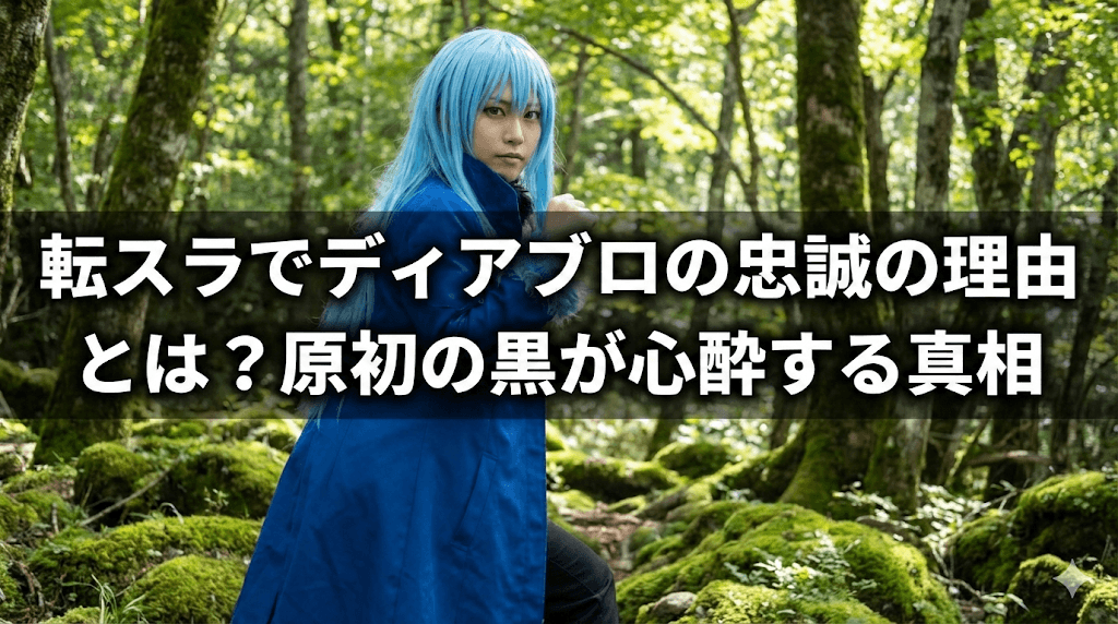 転スラでディアブロの忠誠の理由とは？原初の黒が心酔する真相