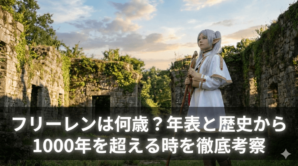 フリーレンは何歳？年表と歴史から1000年を超える時を徹底考察