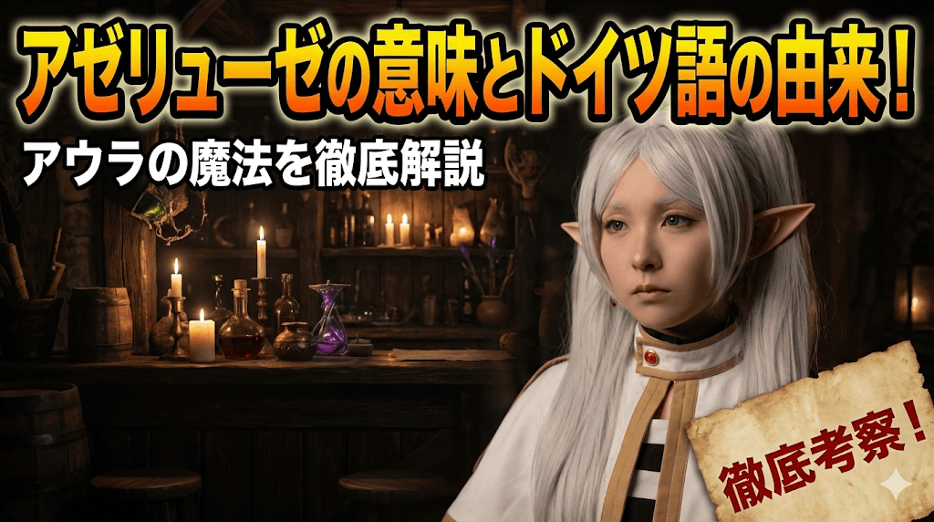 アゼリューゼの意味とドイツ語の由来！アウラの魔法を徹底解説