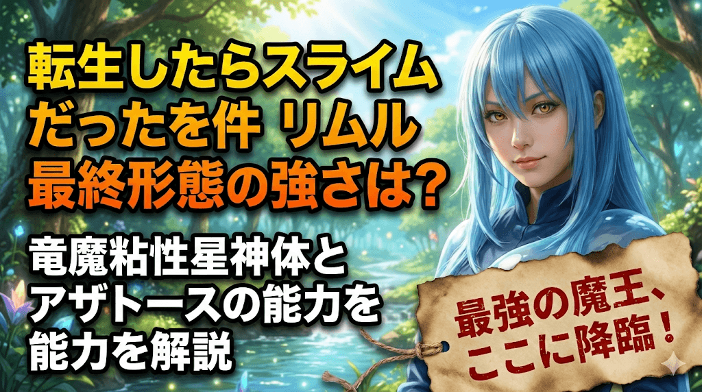 転生したらスライムだった件 リムル 最終形態の強さは？