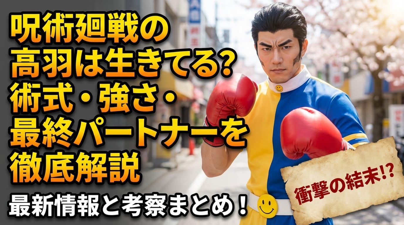 呪術廻戦の高羽は生きてる？術式と強さや最後の相方を徹底解説