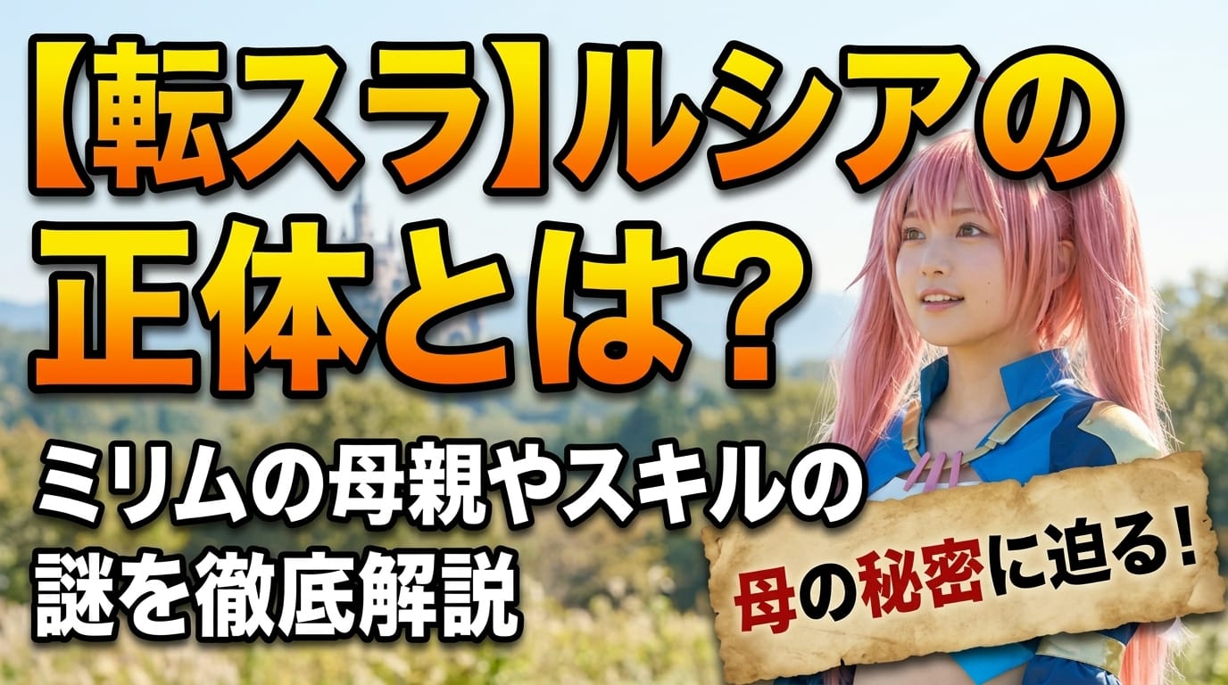 【転スラ】ルシアの正体とは？ミリムの母親やスキルの謎を徹底解説