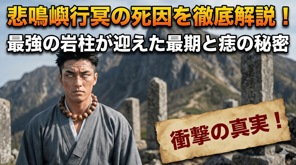 悲鳴嶼行冥の死因を徹底解説！最強の岩柱が迎えた最期と痣の秘密