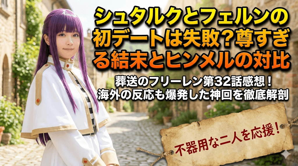 シュタルクとフェルンの初デートは失敗？尊すぎる結末とヒンメルの対比