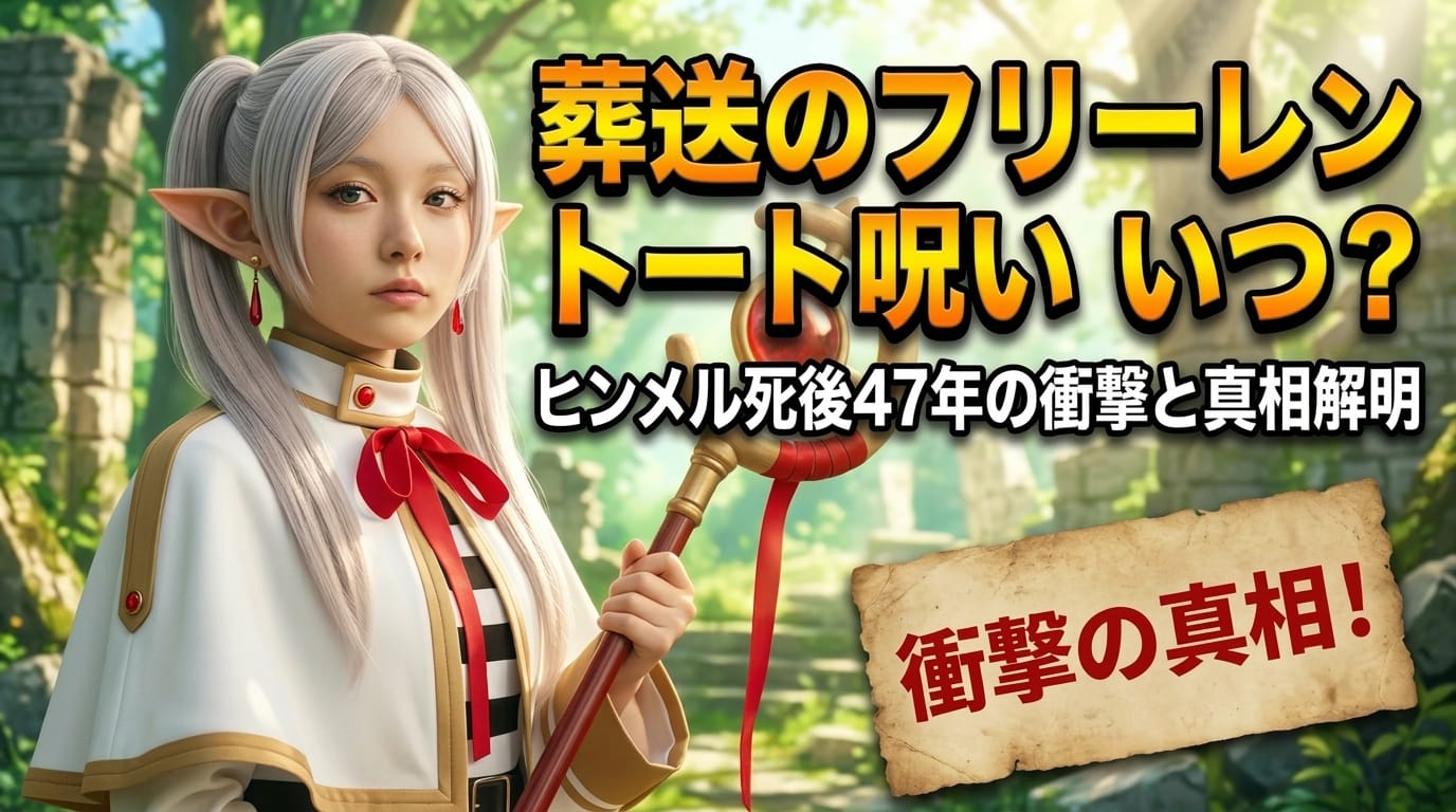 【葬送のフリーレン 】トート呪い：いつ？ヒンメル死後47年の衝撃と真相解明