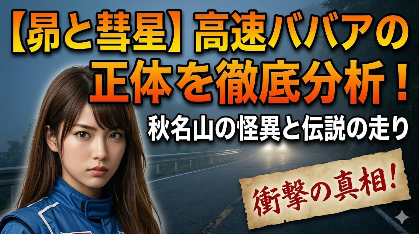 【昴と彗星】高速ババアの正体を徹底分析！秋名山の怪異と伝説の走り