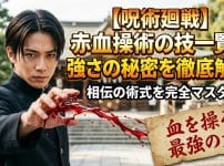 【呪術廻戦】赤血操術の技一覧と強さの秘密を徹底解説