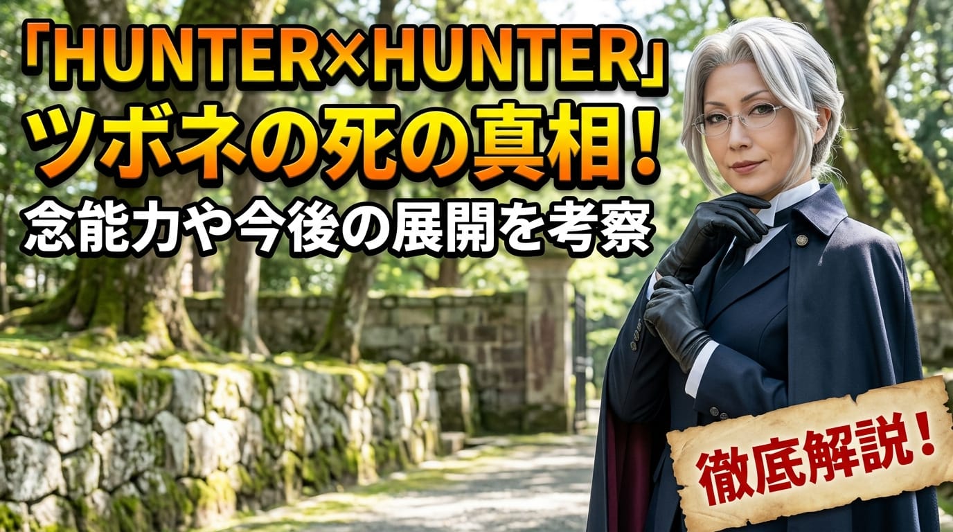 【ハンターハンター】ツボネ 死亡の真相!念能力と今後の展開を考察