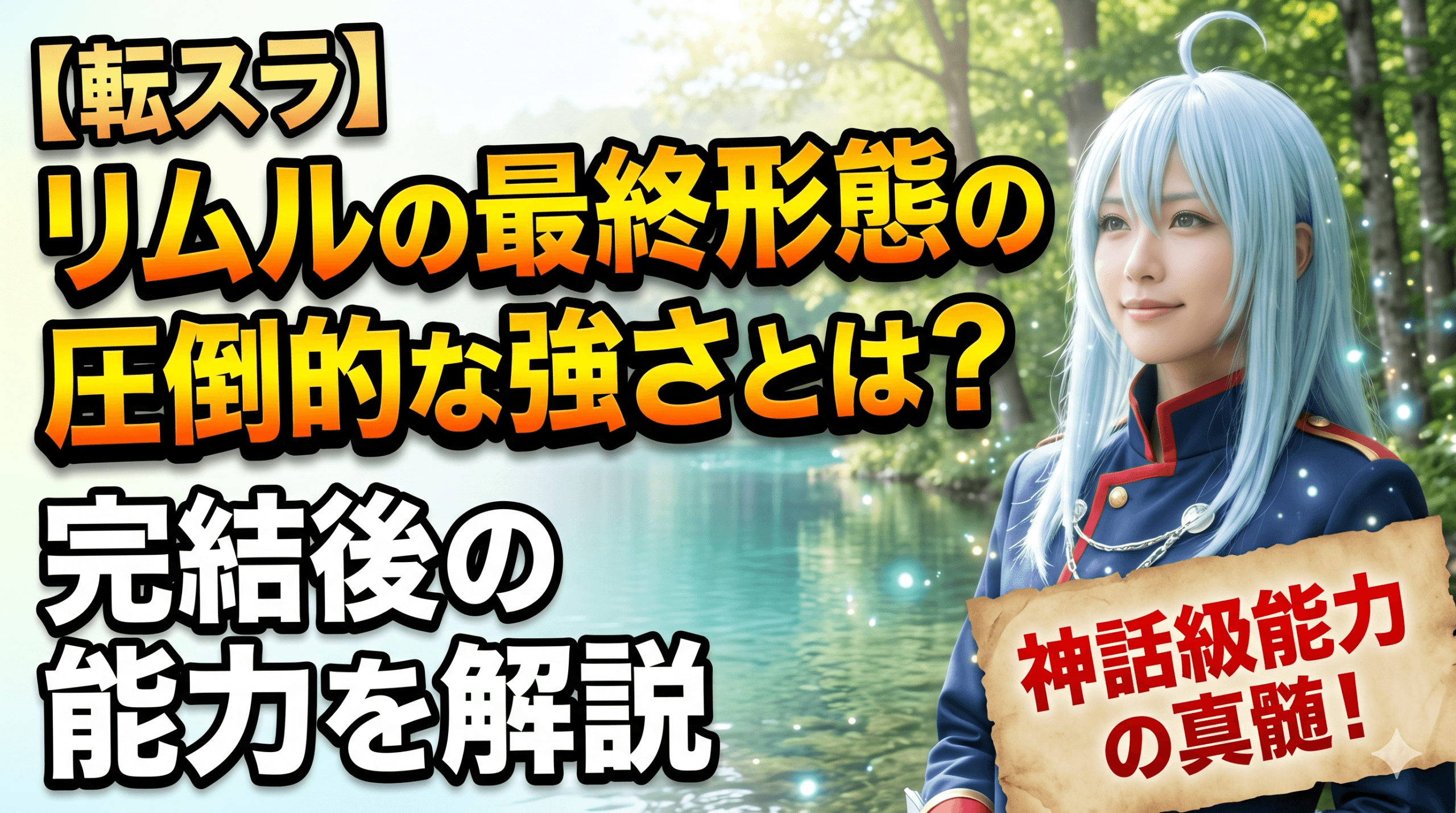 【転スラ】リムルの最終形態の圧倒的な強さとは？完結後の能力を解説
