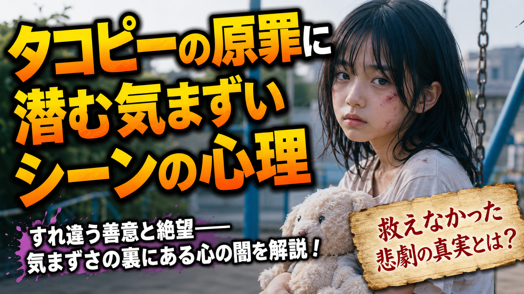 タコピーの原罪に潜む気まずいシーンの心理