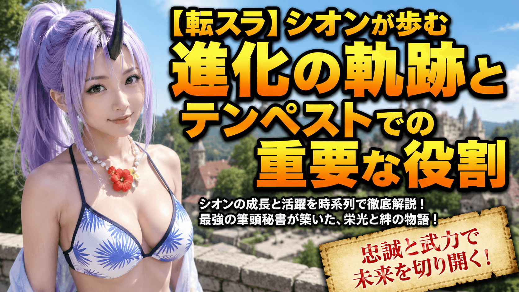 【転スラ】シオンが歩む進化の軌跡とテンペストでの重要な役割