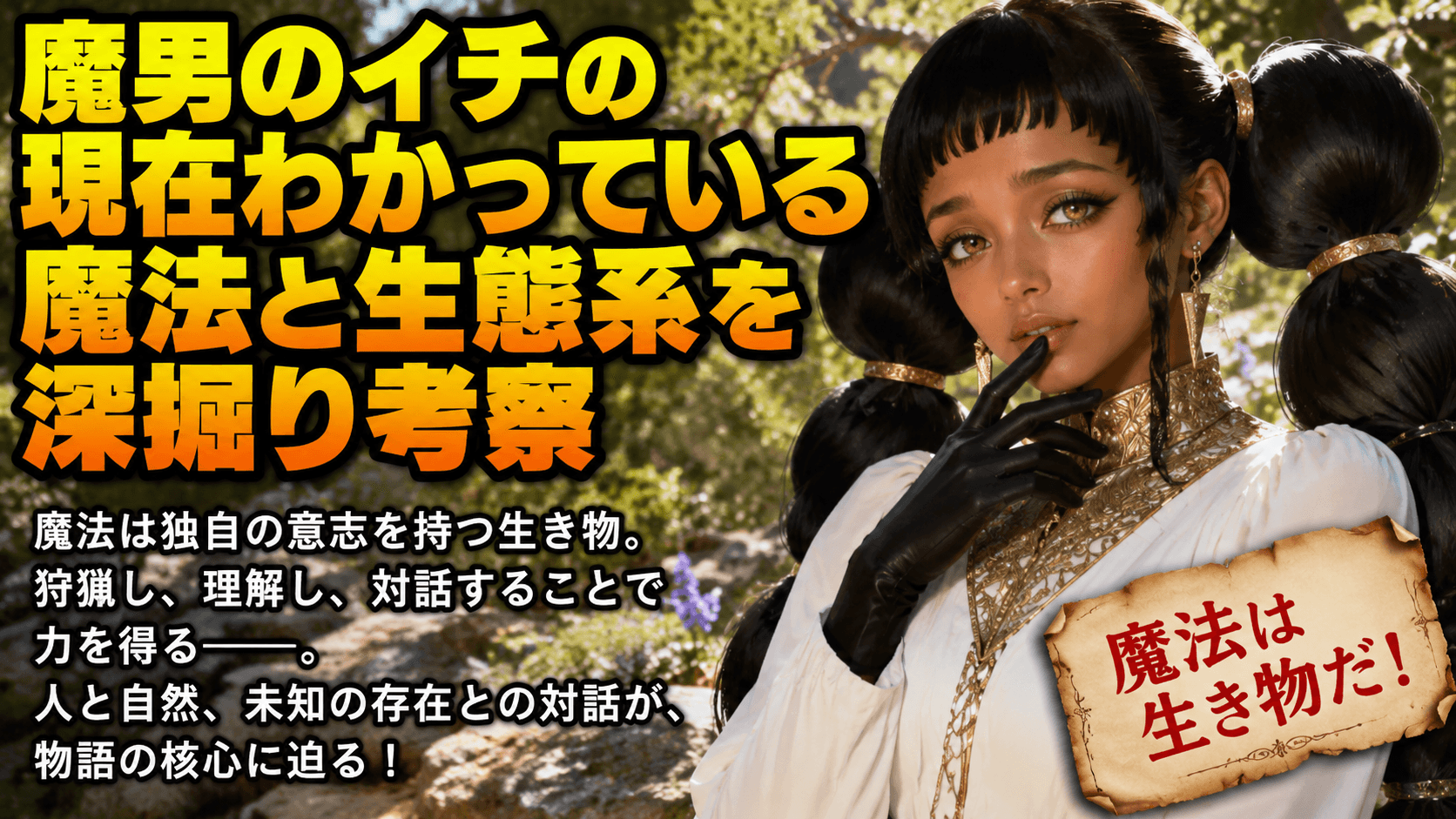 魔男のイチの現在わかっている魔法と生態系を深掘り考察