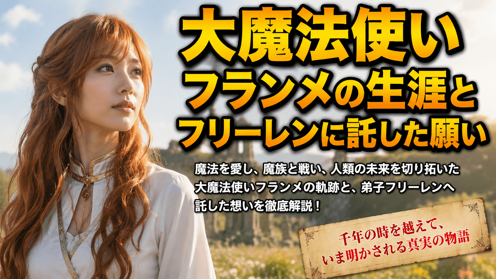 大魔法使いフランメの生涯とフリーレンに託した願い