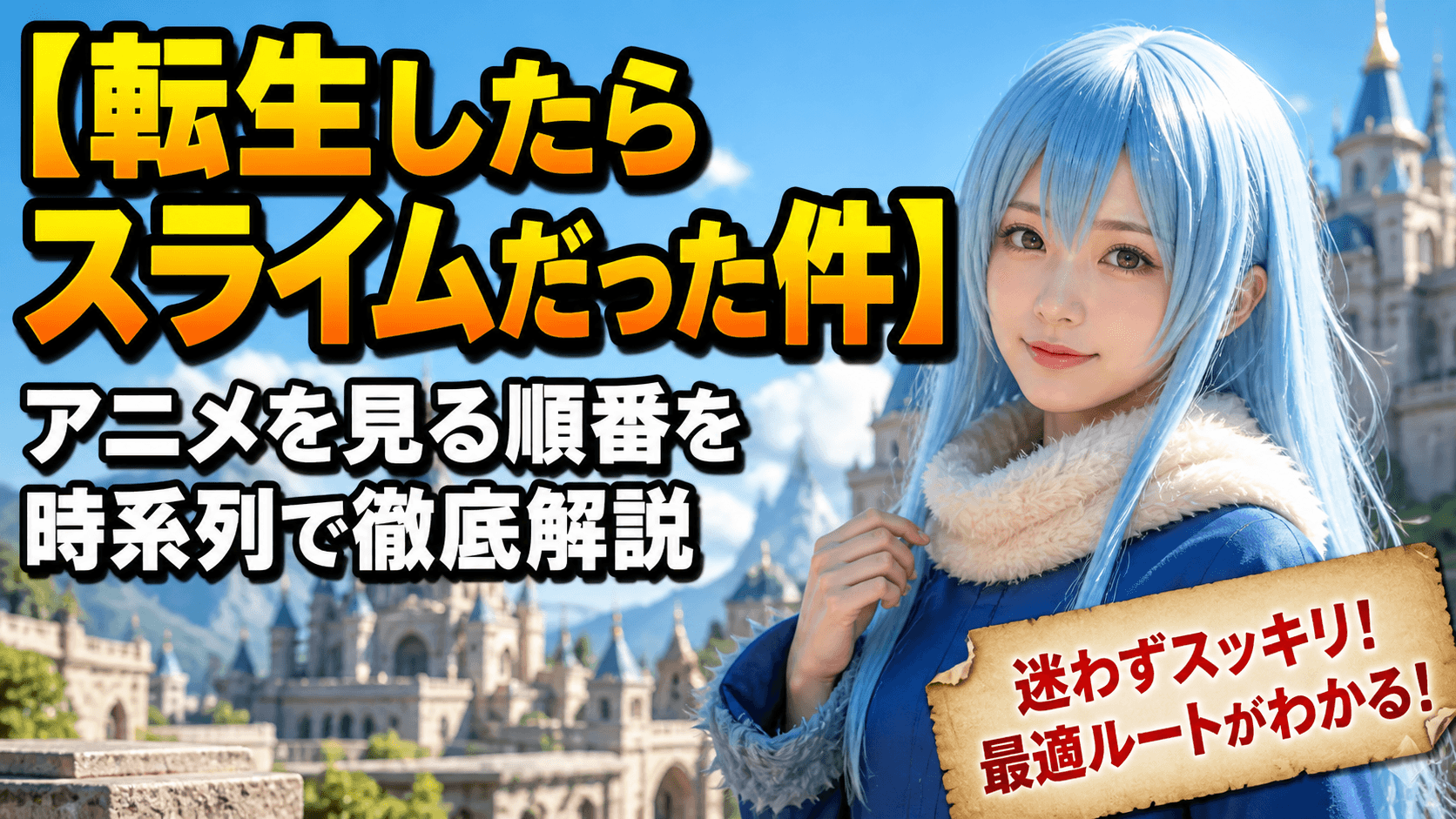 【転生したらスライムだった件】アニメを見る順番を時系列で徹底解説
