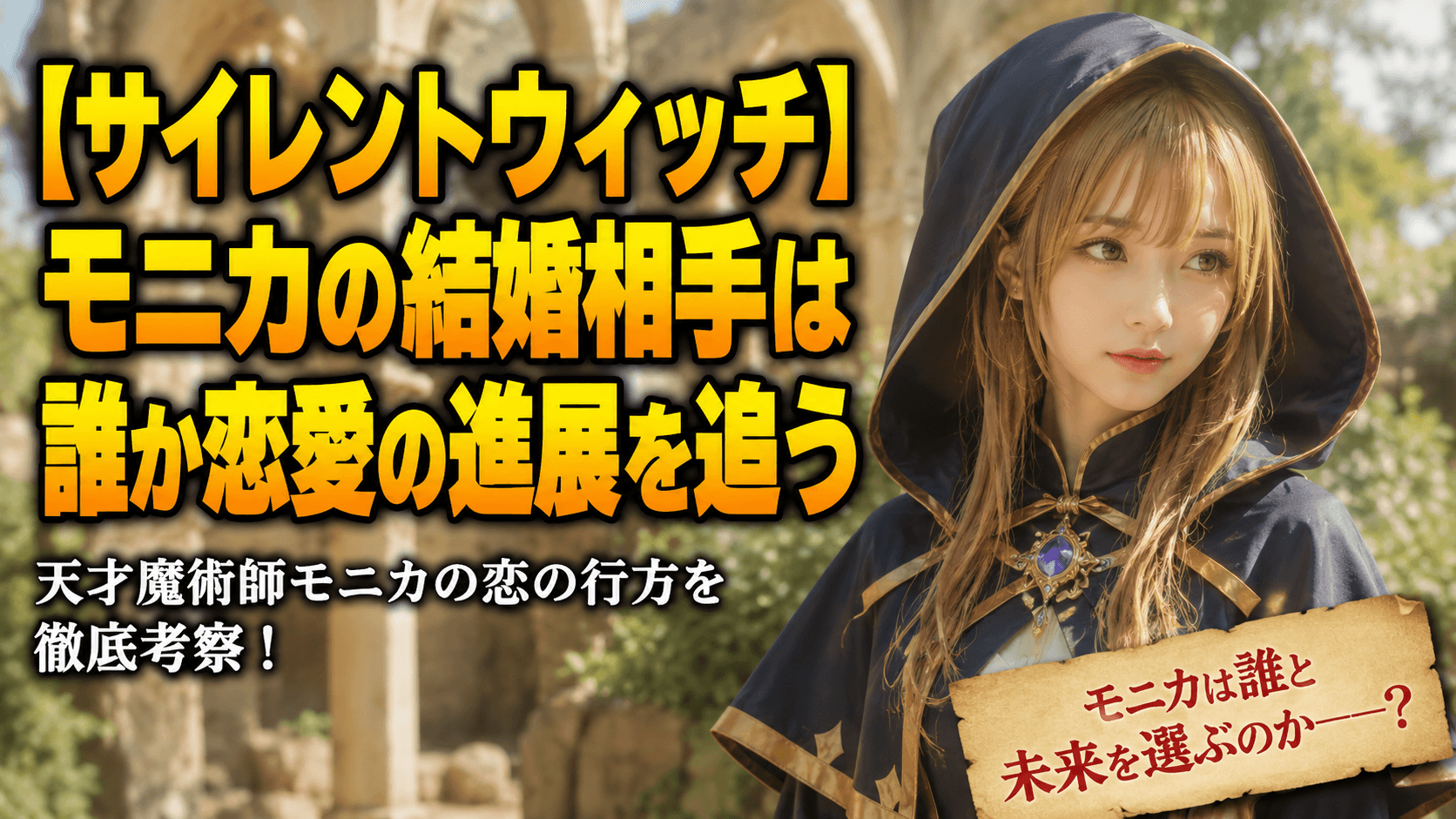 【サイレントウィッチ】モニカの結婚相手は誰か恋愛の進展を追う