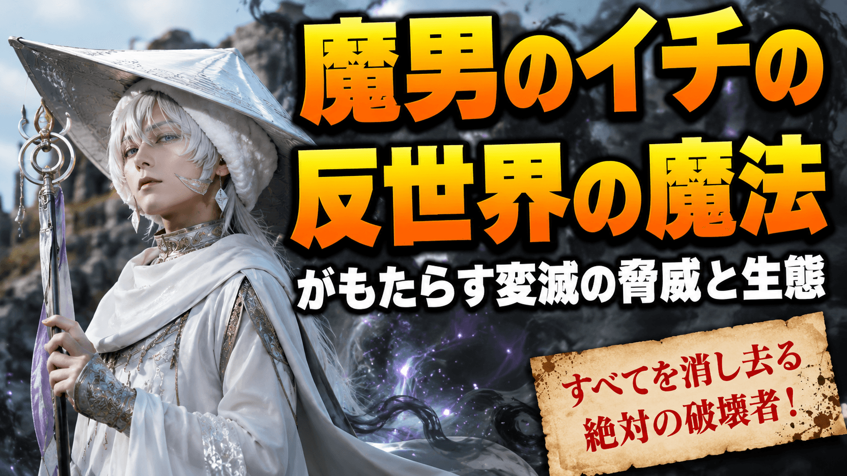 魔男のイチの反世界の魔法がもたらす変滅の脅威と生態