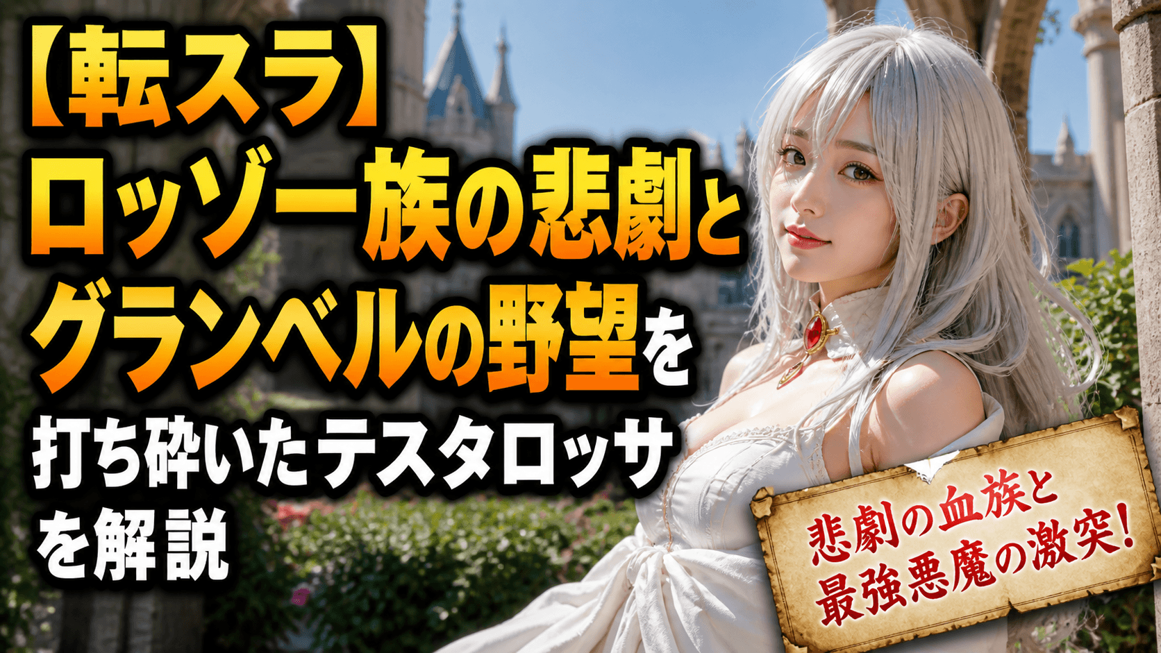【転スラ】ロッゾ一族の悲劇とグランベルの野望を打ち砕いたテスタロッサを解説