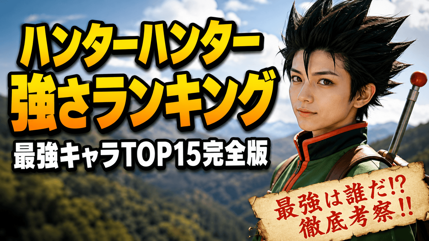 ハンターハンター強さランキング最強キャラTOP15完全版