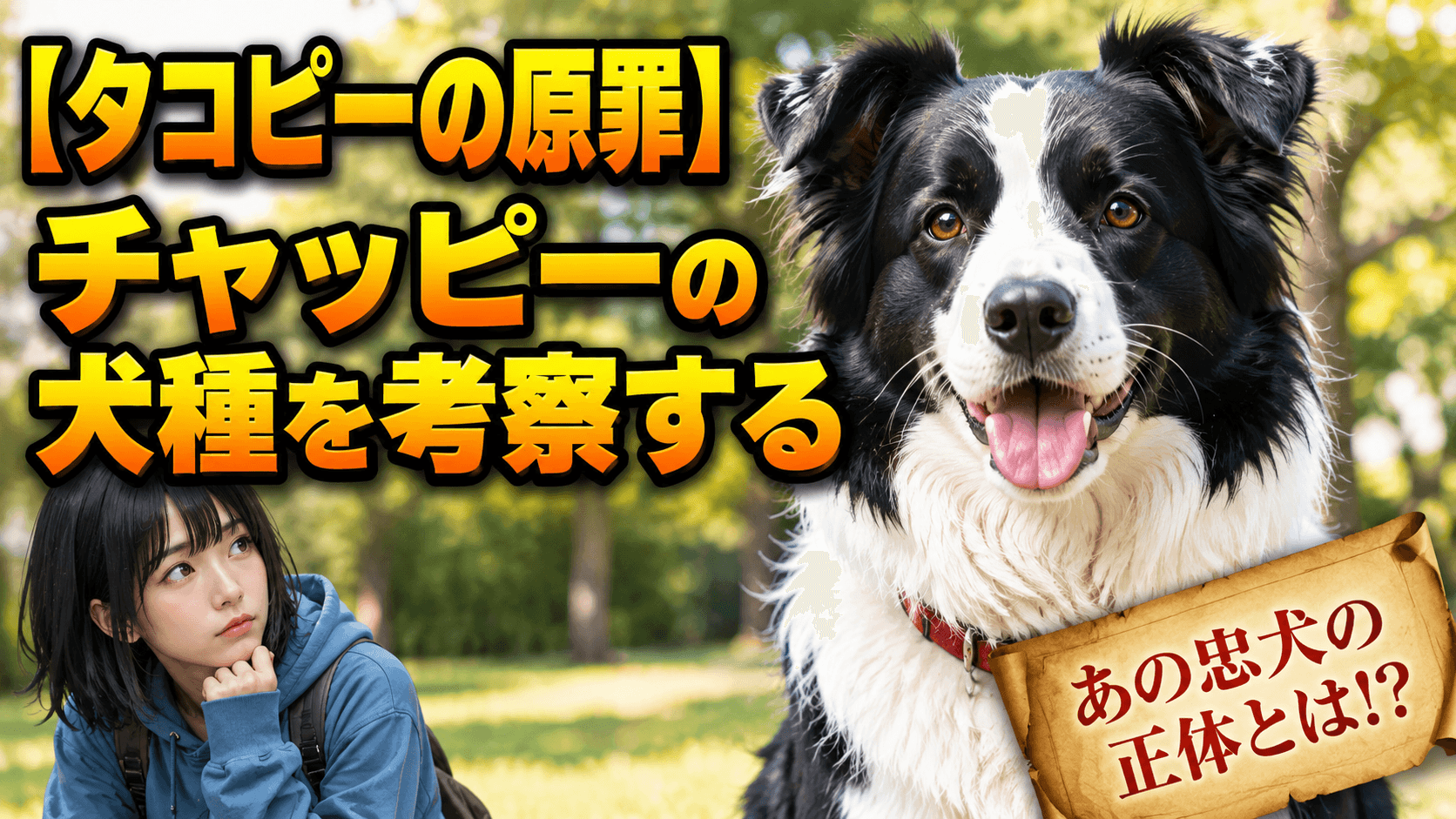 【タコピーの原罪】チャッピーの犬種を考察する