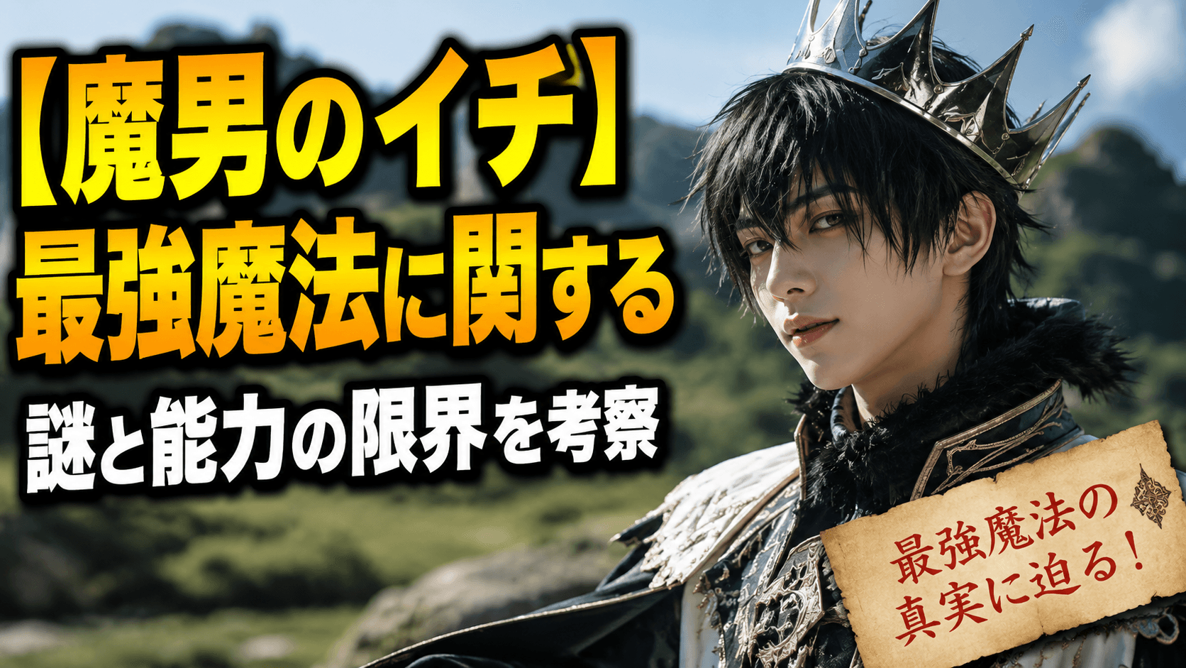 【魔男のイチ】最強魔法に関する謎と能力の限界を考察