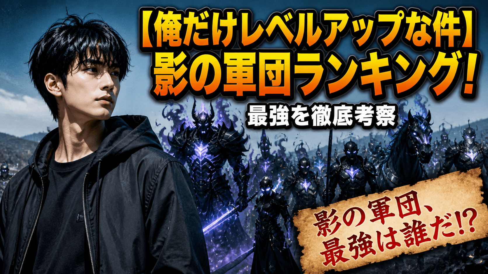【俺だけレベルアップな件】影の軍団ランキング！最強を徹底考察