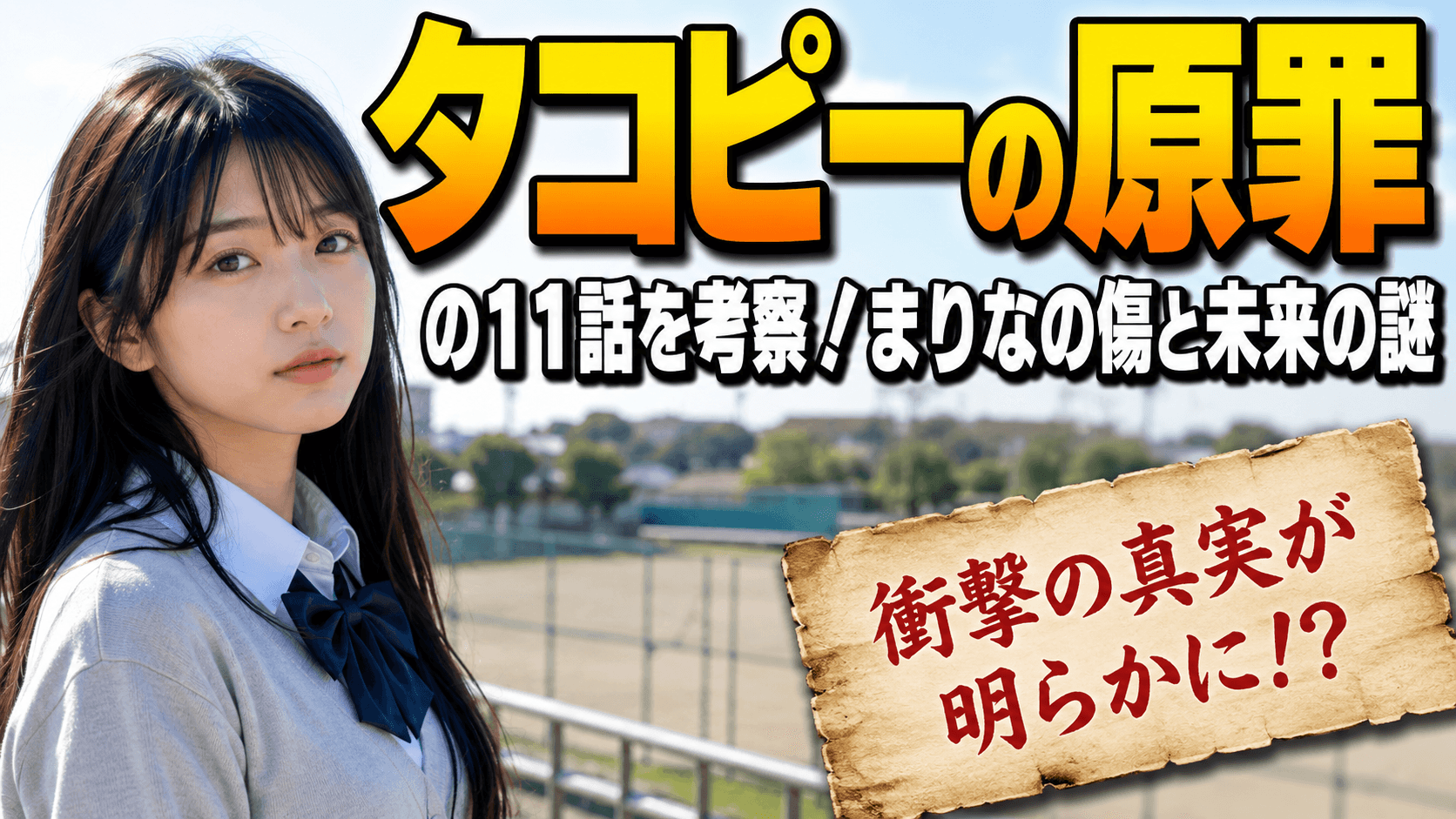 タコピーの原罪の11話を考察！まりなの傷と未来の謎