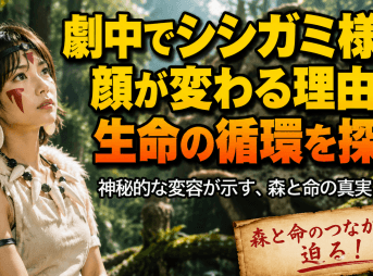 シシガミ様 顔 変わる