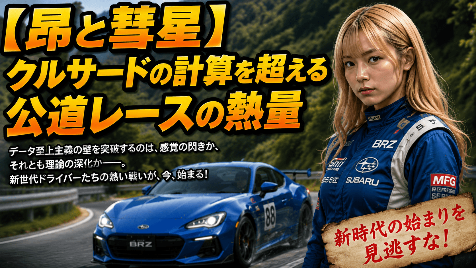 【昴と彗星】クルサードの計算を超える公道レースの熱量