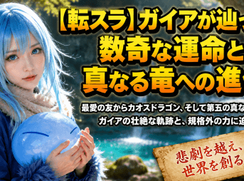 【転スラ】ガイアが辿った数奇な運命と真なる竜への進化