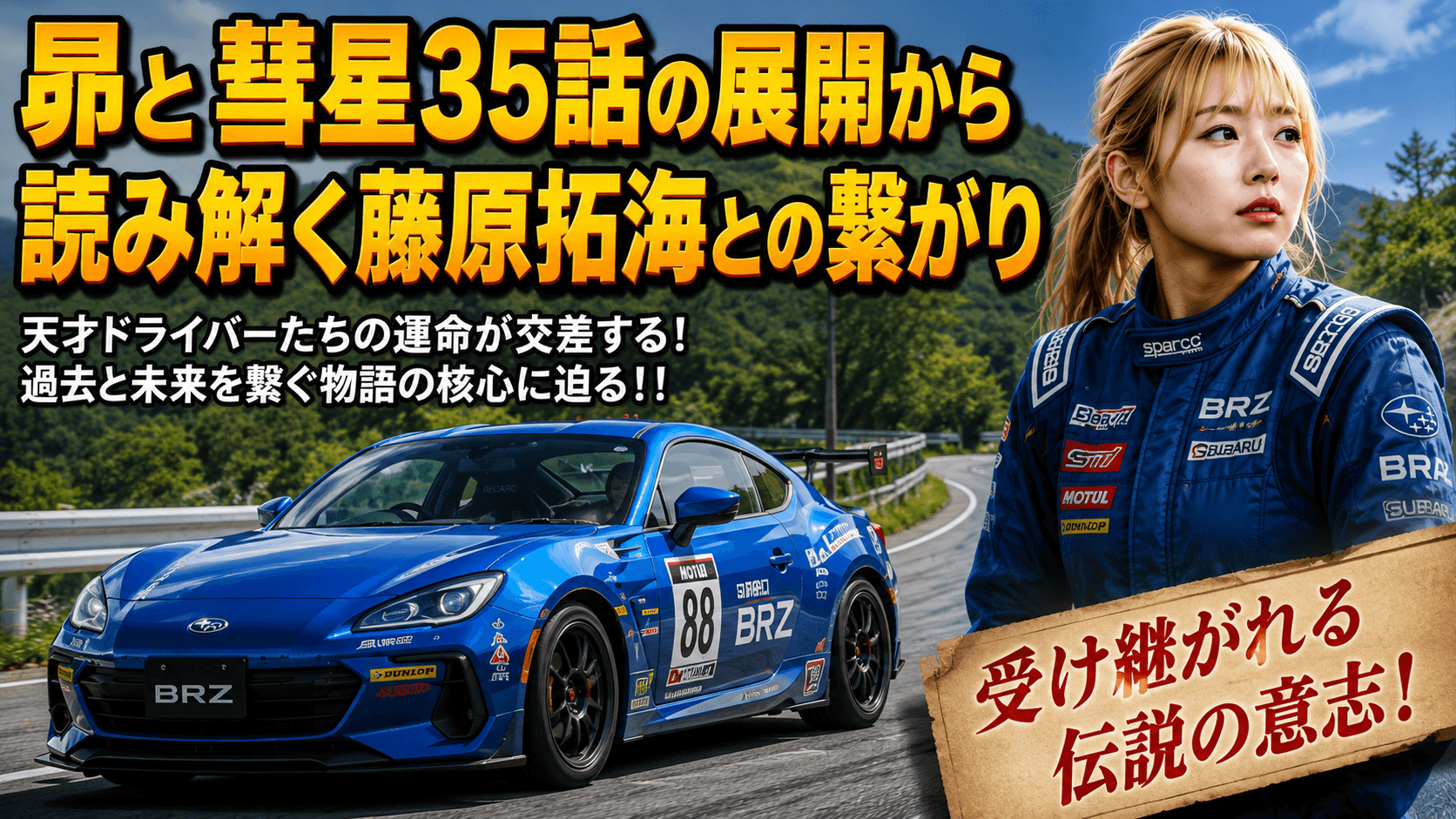 昴と彗星35話の展開から読み解く藤原拓海との繋がり